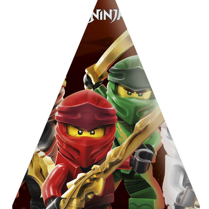 Lego Ninjago Party Hats 6 stk
