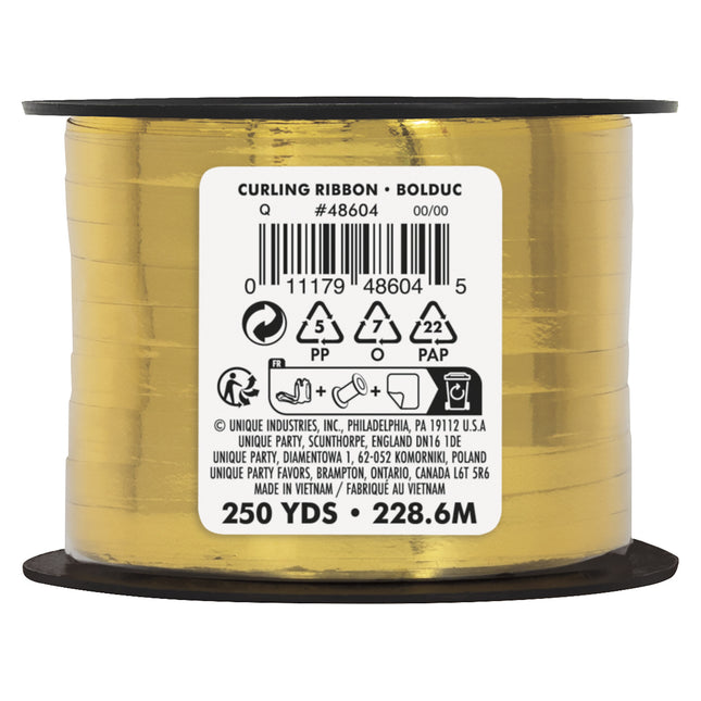 Guldbånd Metallic 228,6 m