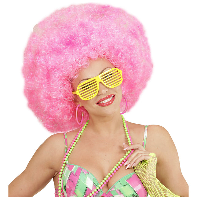 Neonpink øreringe Ringe