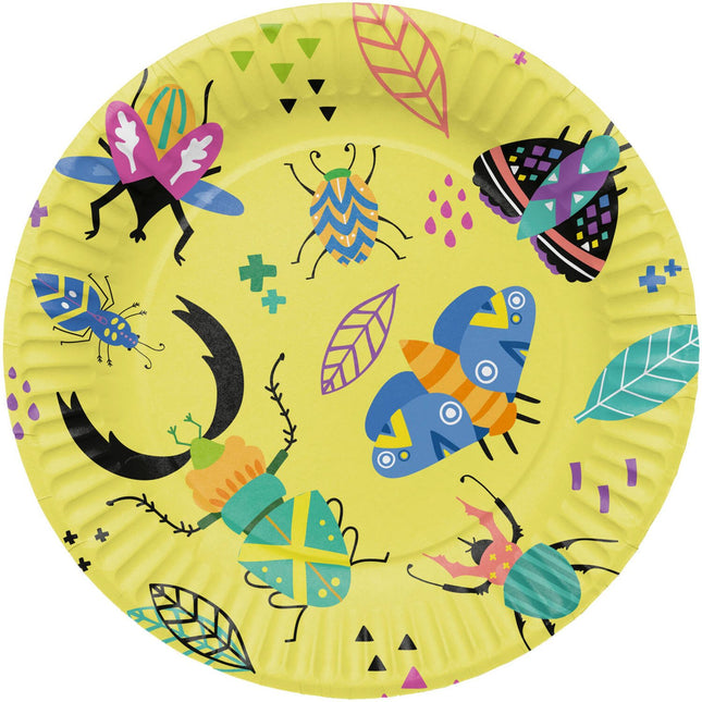 Insekttallerkener 23cm 8stk