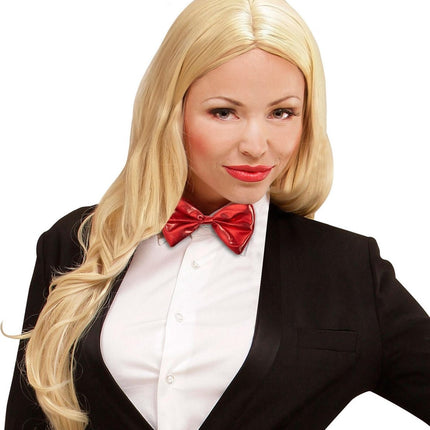 Rød sløjfe metallic