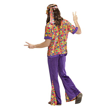Hippie 60S-kostume Farvede mænd
