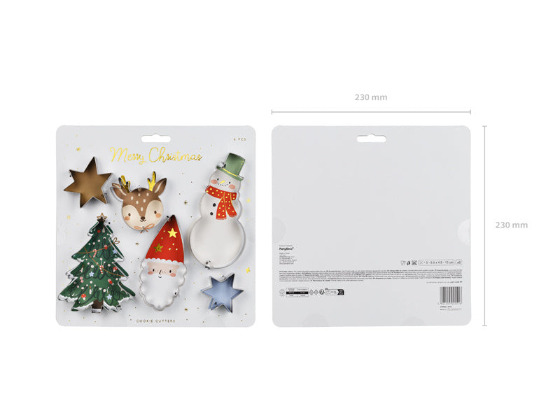 Udstikkere til julekager 6 stk