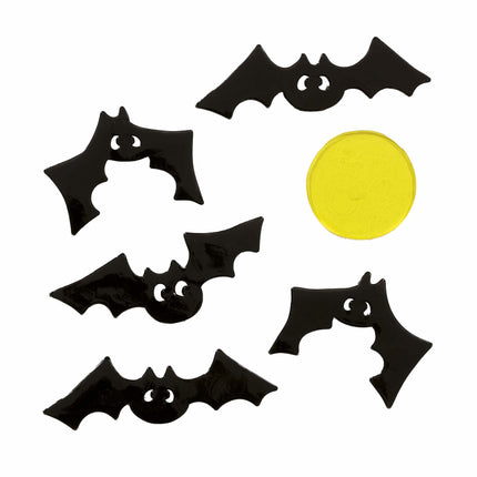 Halloween-vinduesdekoration Flagermus