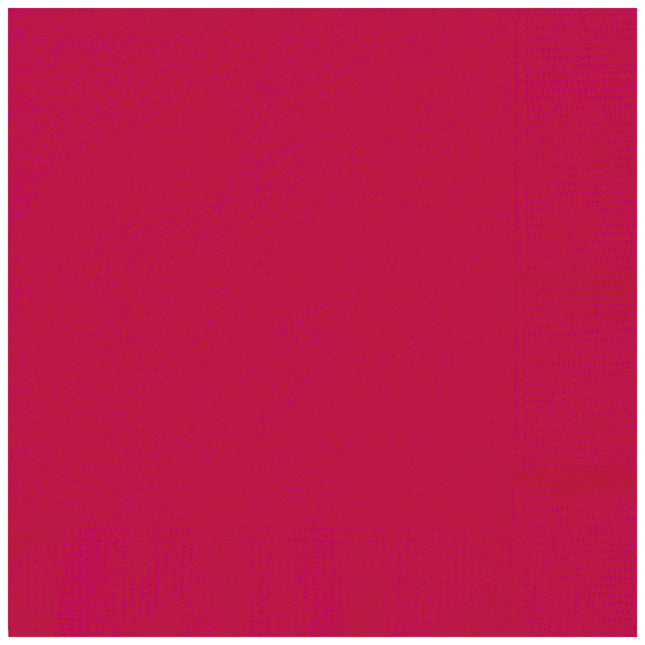 Rode Servetten 33cm 50st