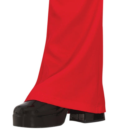 Disco-dragt rød mænd