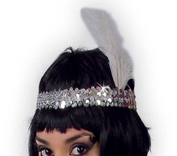 Charleston-kjole sølv til damer