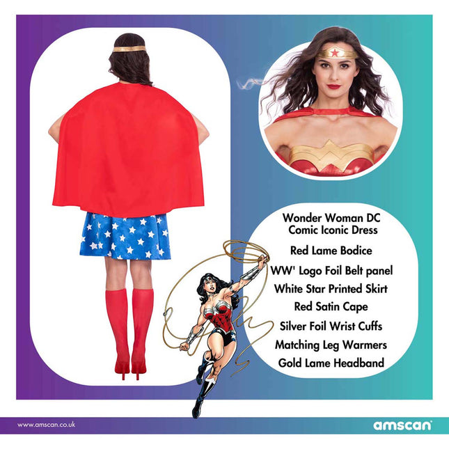 Voksne Kostume Wonder Woman Classic XXL
