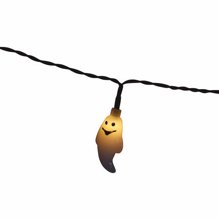 Halloween-lyskrans LED-spøgelser 1,55 m