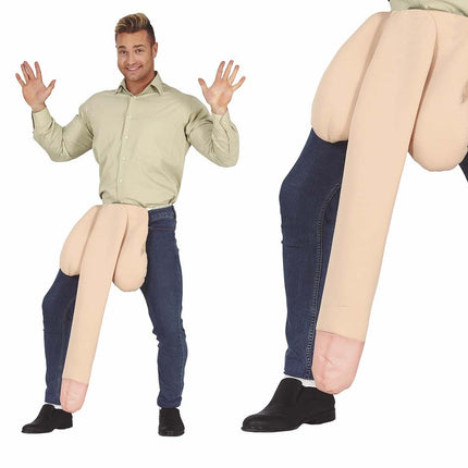 Sort bælte kæmpe penis