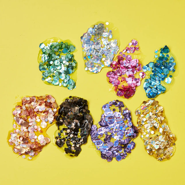 Moon Glitter Holographic Chunky Glitter Gel Rose Gold 12 ml