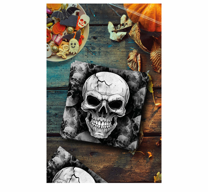 Halloween-servietter Skelet 33 cm