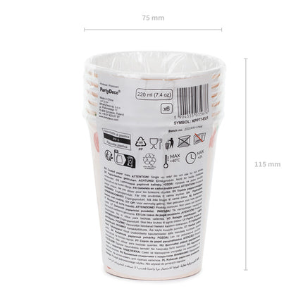 Hestekopper 220 ml 6 stk