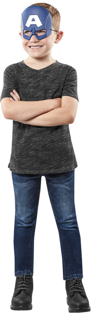 Blå Captain America-maske