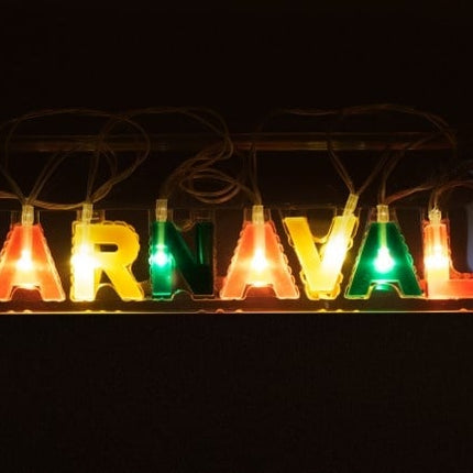 Bogstav-slynge Karneval Rød Gul Gr