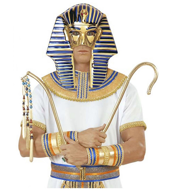 Blå guldmaske egyptisk