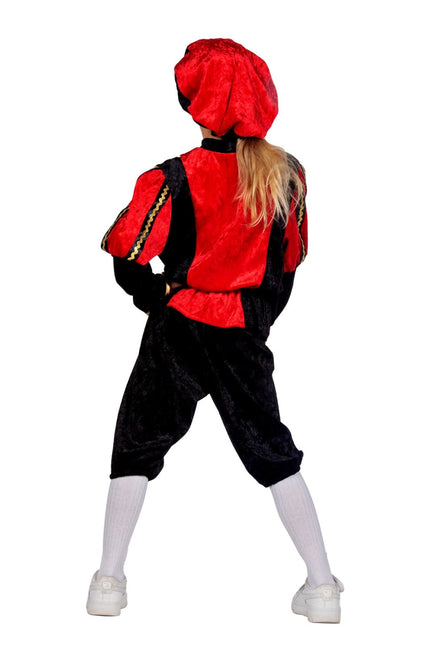 Pietenpak Kind Rød/Sort Luxe