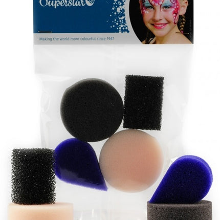 Farvet svampeblanding 8 stk