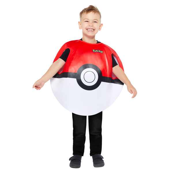 Børnekostume Pokemon Pokeball Tabard