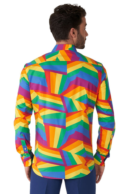 <tc>Zig</tc> Saw Rainbow Shirt Men <tc>OppoSuits</tc>