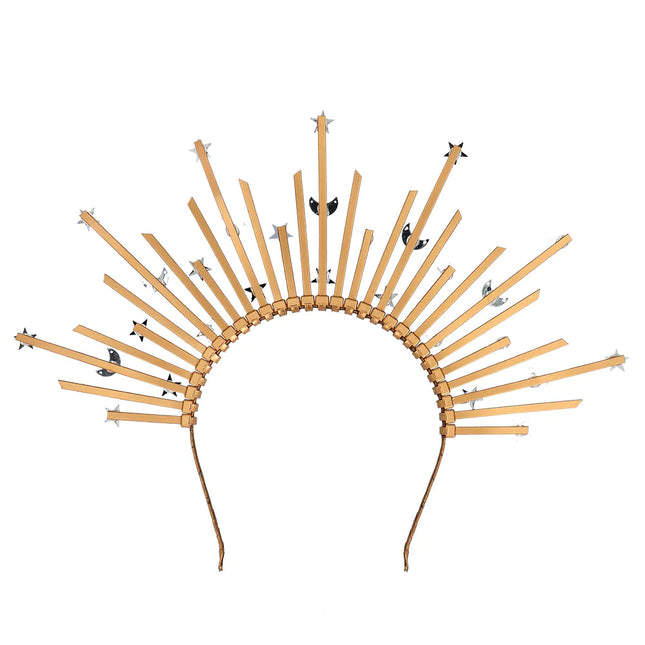 Guld sølv hårbånd Apollo