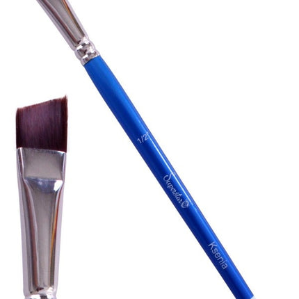 Blå Schmink-børste vinkel nr. 1/2