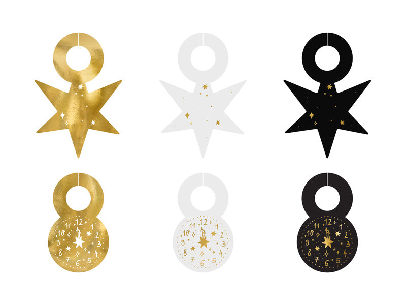 Etiketter til nytårsaften 6 stk