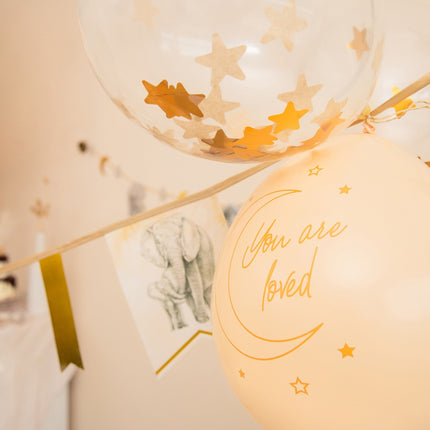 Fødselsballoner Safari 30 cm 6 stk