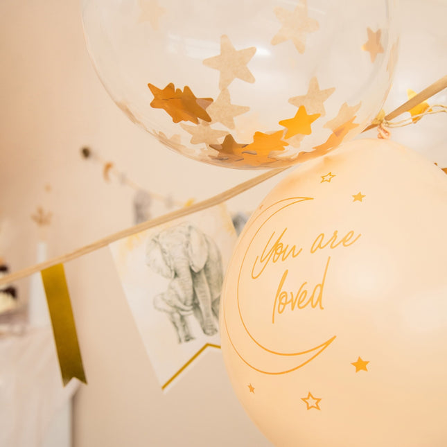 Fødselsballoner Safari 30 cm 6 stk