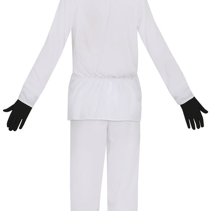 Ninja-kostume hvid dreng