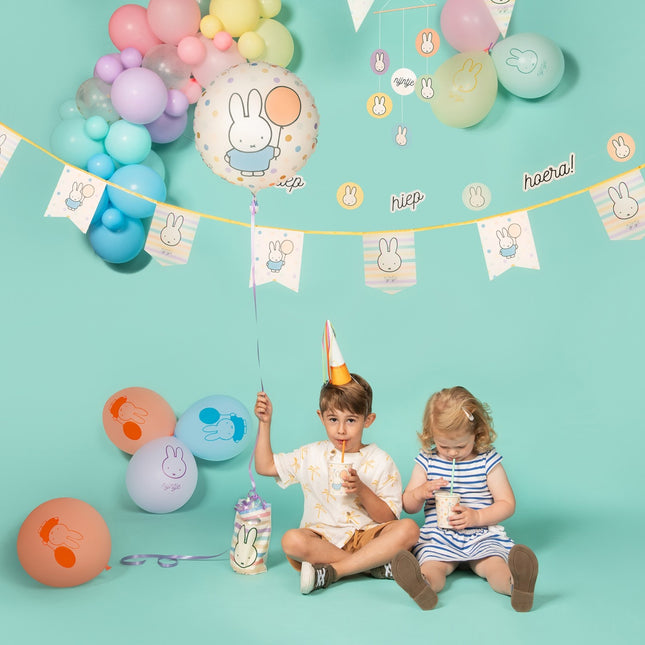 Miffy-balloner 30 cm, 5 stk