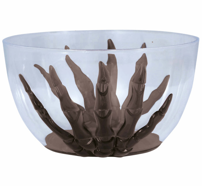 Halloween-borddekoration Skelet-håndskål