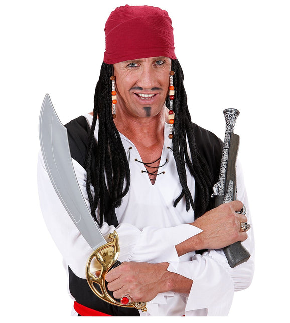 Pirat falsk pistol 42 cm