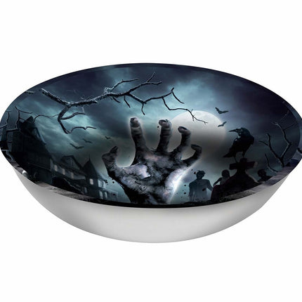 Halloween-skål kirkegård 27 cm