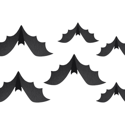 Halloween-dekoration flagermus 6 stk