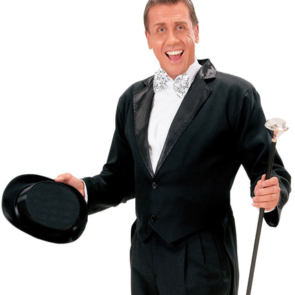 Sølvbue-pailletter med lys