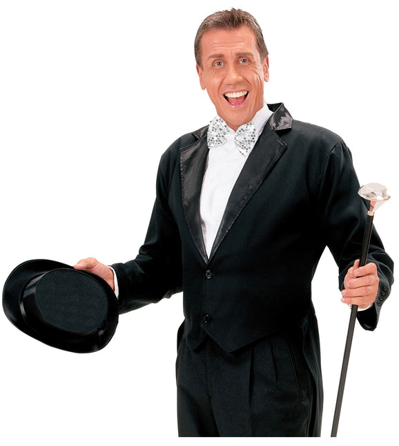 Sølvbue-pailletter med lys