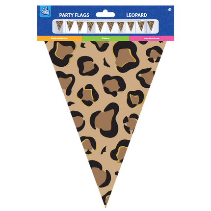 Brun sort krans Panther Print 10m