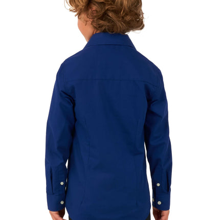 Mørkeblå skjorte, dreng <tc>OppoSuits</tc>