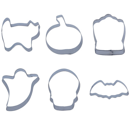 Halloween-kageforme 6 stk