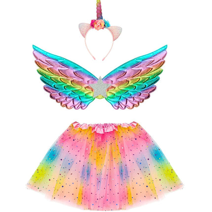 Enhjørning-tilbehørssæt med 3 dele