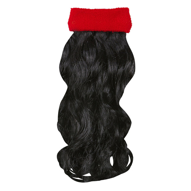 Røde svedbånd med paryk