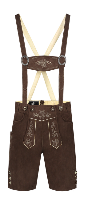 Mørkebrune læderbukser til mænd