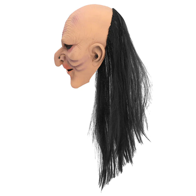 Halloween-maske skræmmende heks