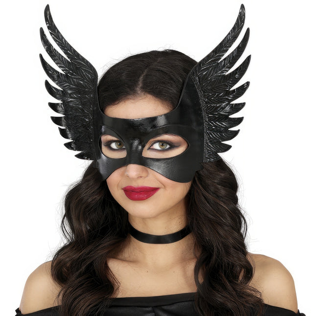 Venetiansk øjenmaske sort