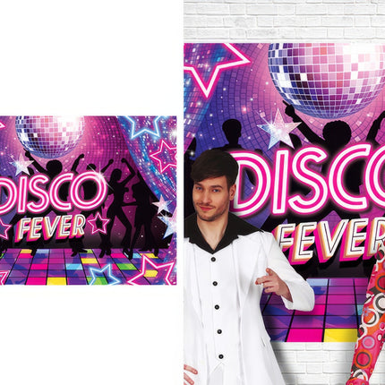 Disco 70S Vægdekoration 2,2 m