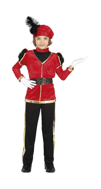 Pietenpak Kind Rød/Guld