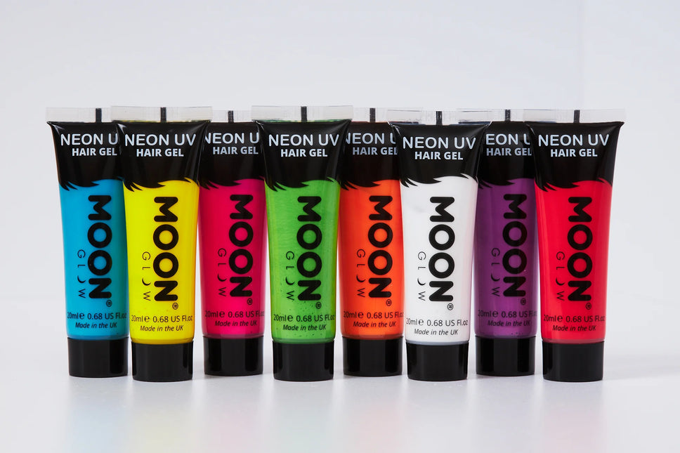 Moon Glow Neon UV Hair Gel Intense Blue 20 ml
