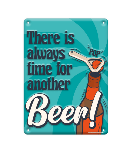 Metalen Bord There Is Always Time