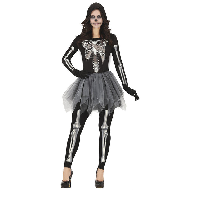 Skelet Halloween-kostume Tutu til damer